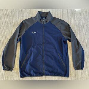 Nike Men's Navy and Charcoal Windbreaker
